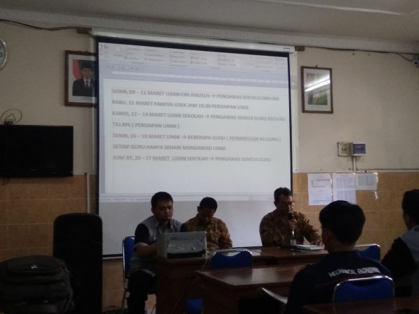 Rapat pembekalan kepengawasan SMK muh 1 Klaten Utara Rapat pembekalan kepengawasan SMK muh 1 Klaten Utara