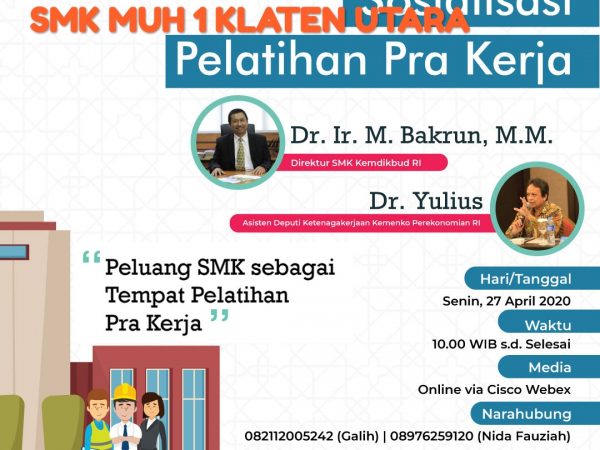 Sosialisasi pelatihan pra kerja