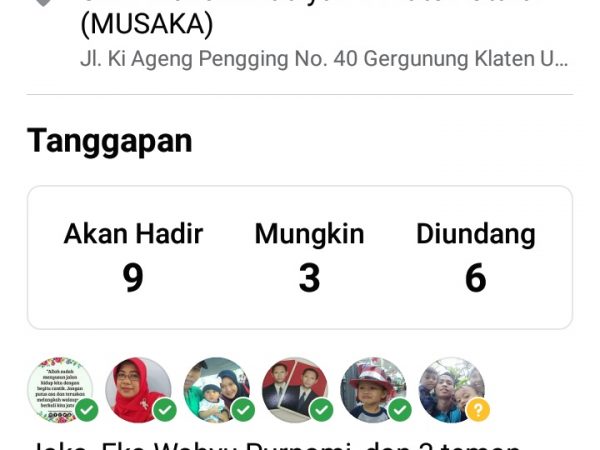 Rapat Penegas atau kelulusan siswa kelas XII