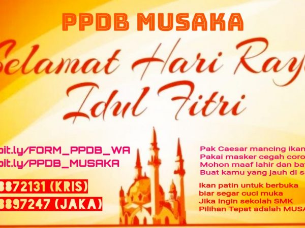 Selamat hari raya Idul Fitri 1441 H