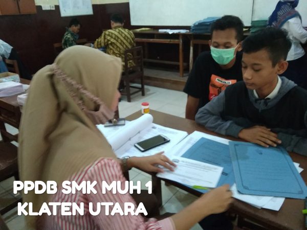 PPDB SMK Muh 1 Klaten juga melayani manual
