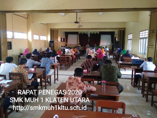Rapat Penegas SMK Muhammadiyah 1 Klaten Utara