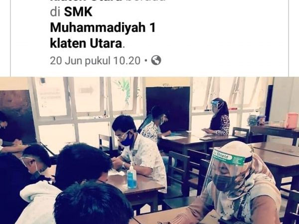 PPDB SMK Muhammadiyah 1 Klaten Utara terapkan protokol kesehatan