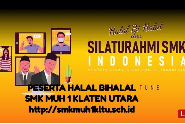 Halal bihalal melalui channel YouTube