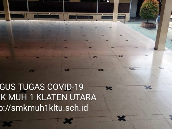 Gugus tugas Covid-19 SMK Muhammadiyah 1 Klaten Utara "SIAP"