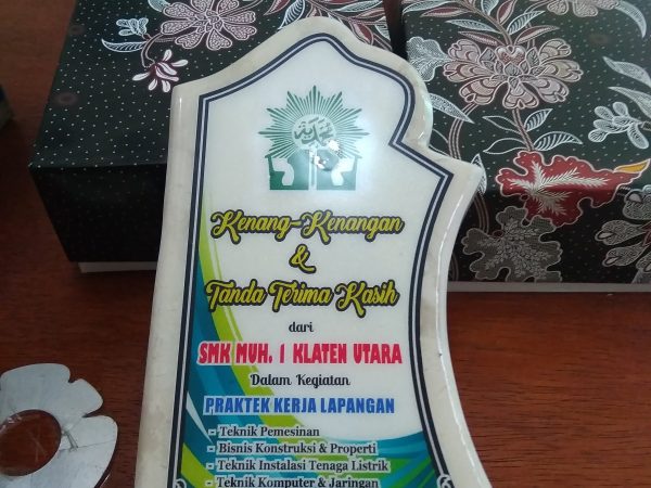 Penarikan siswa Praktek Kerja Lapangan (PKL) SMK Muhammadiyah 1 Klaten Utara