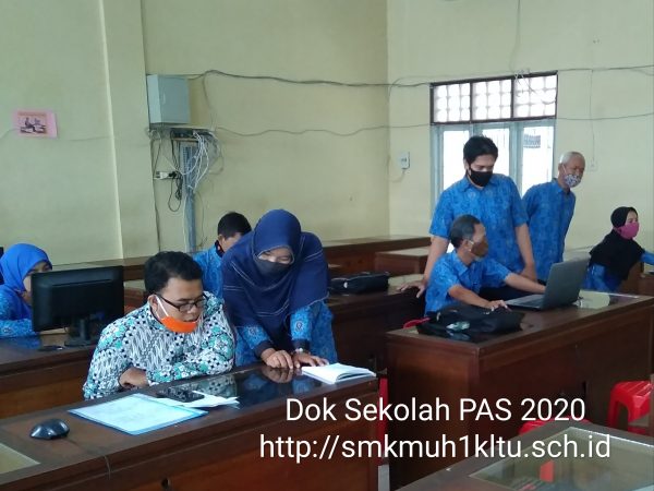 Pelaksanaan Penilaian Akhir Semester (ganjil) th 2020
