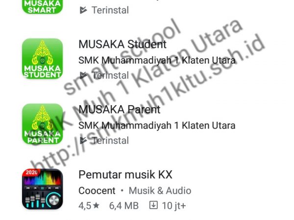 Segera download aplikasi smart school SMK Muhammadiyah 1 Klaten Utara di Playstore