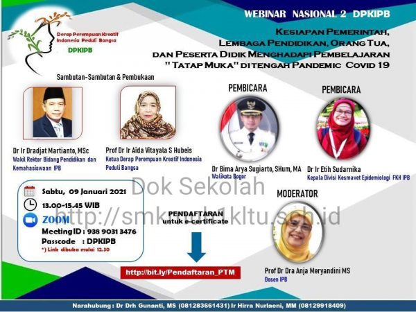 Webinar persiapan Pembelajaran tatap muka Webinar persiapan Pembelajaran tatap muka