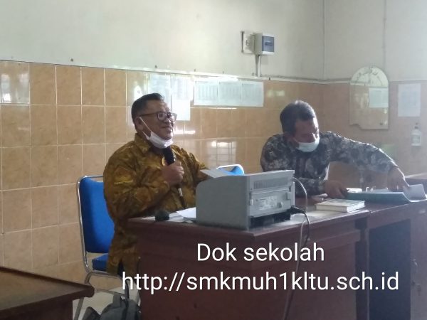 Sosialisasi guru produktif oleh pengawas SMK Kab. Klaten Sosialisasi guru produktif oleh pengawas SMK Kab. Klaten