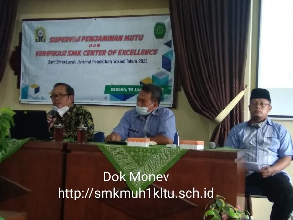 Supervisi Penjaminan Mutu dan Verifikasi SMK COE Supervisi Penjaminan Mutu dan Verifikasi SMK COE