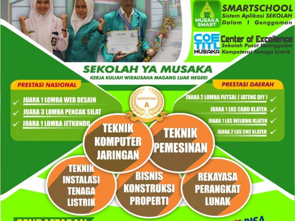 PPDB SMK Muhammadiyah 1 Klaten Utara bisa menerima penitipan calon siswa baru