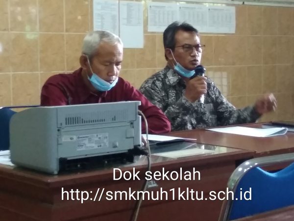 Rapat koordinasi penilaian akhir semester ) genap tahun 2021