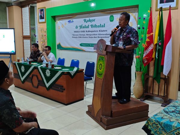 SMK Muhammadiyah 1 Klaten Utara Menjadi Tuan Rumah Kegiatan Halal Bihalal MKKS SMK se-Kabupaten Klaten Tahun 2026 SMK Muhammadiyah 1 Klaten Utara Menjadi Tuan Rumah Kegiatan Halal Bihalal MKKS SMK se-Kabupaten Klaten Tahun 2026