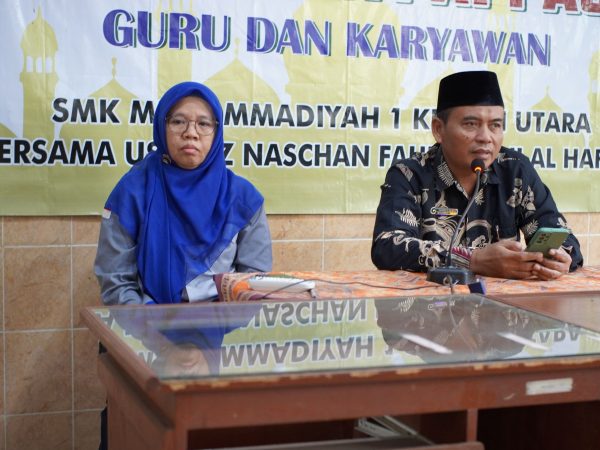 Arahan Kepala Sekolah pada Koordinasi Persiapan Ekstra Kokurikuler SMK Muhammadiyah 1 Klaten Utara