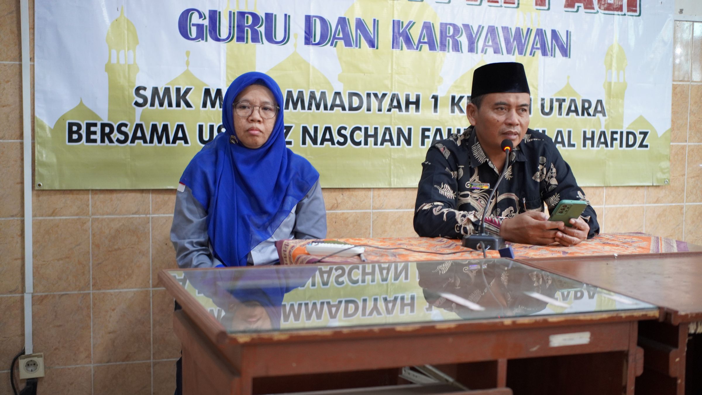 Arahan Kepala Sekolah pada Koordinasi Persiapan Ekstra Kokurikuler SMK Muhammadiyah 1 Klaten Utara